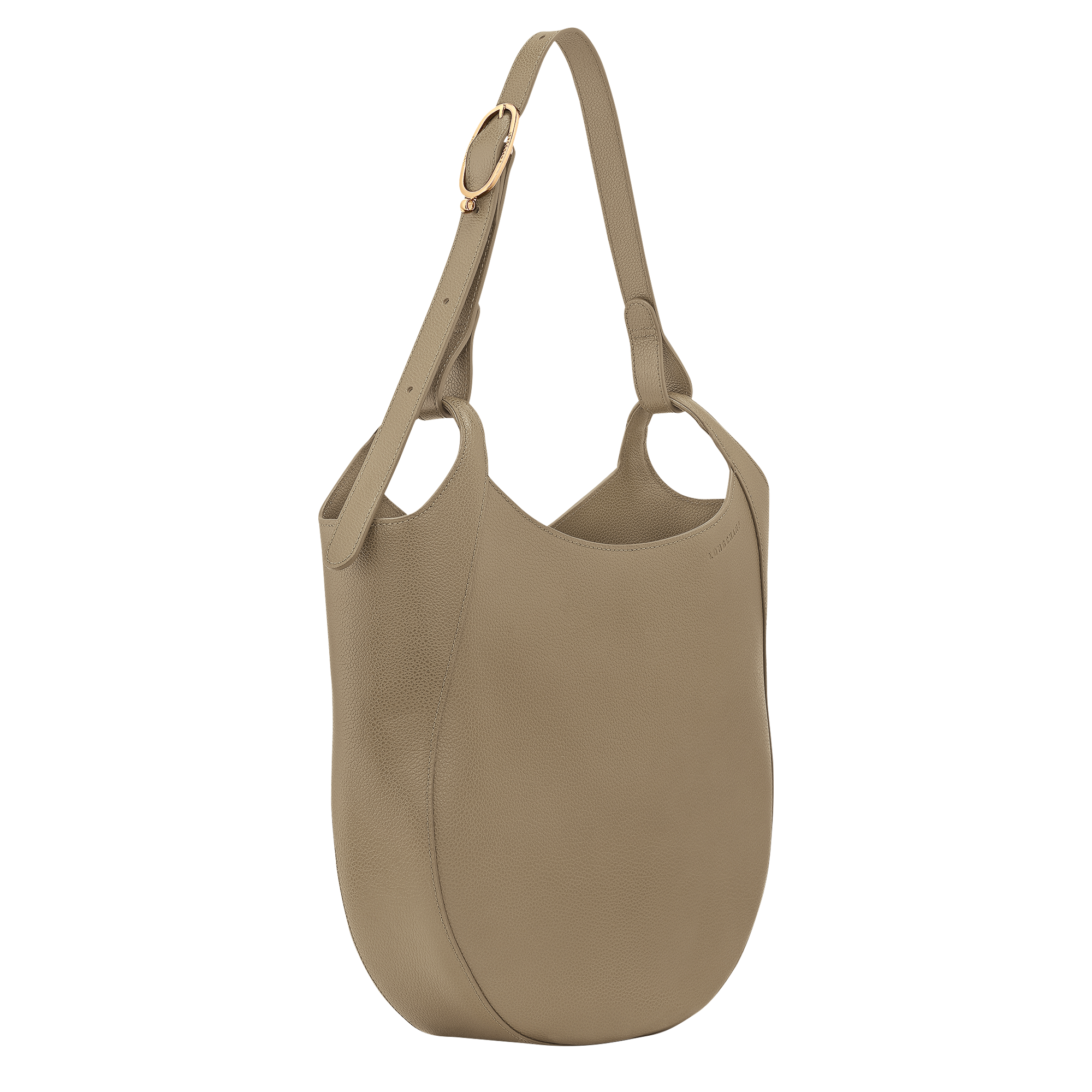 Le Foulonn&eacute; Hobo bag L, Lichen