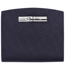 Le Roseau Wallet , Bilberry - Leather