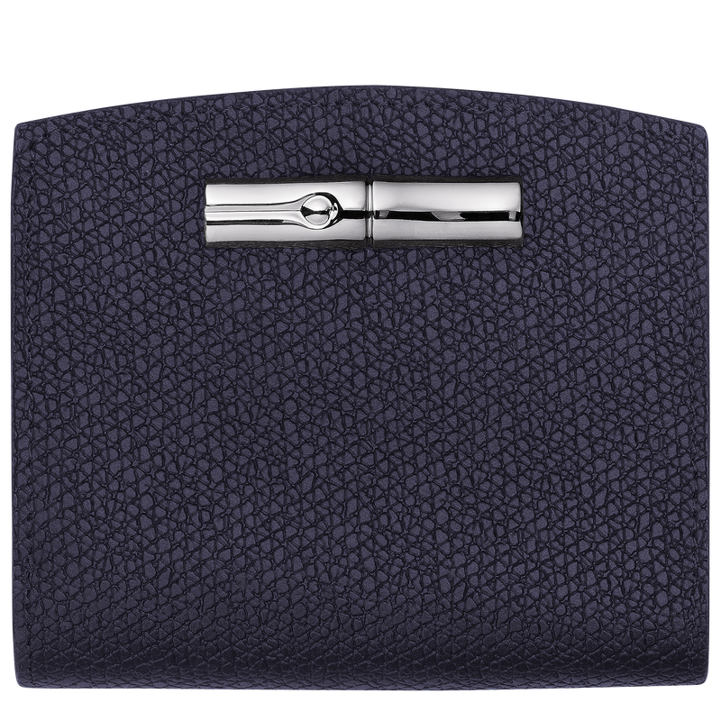 Le Roseau Wallet , Bilberry - Leather  - View 1 of 2