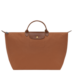 Saco de viagem L Le Pliage Original , Lona - Conhaque