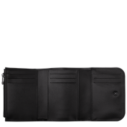 Box-Trot Wallet , Black - Leather