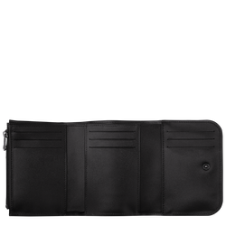 Box-Trot Wallet , Black - Leather
