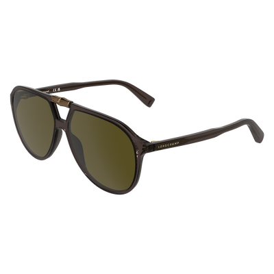 Lunettes de soleil , R&eacute;sine v&eacute;g&eacute;tale - Marron