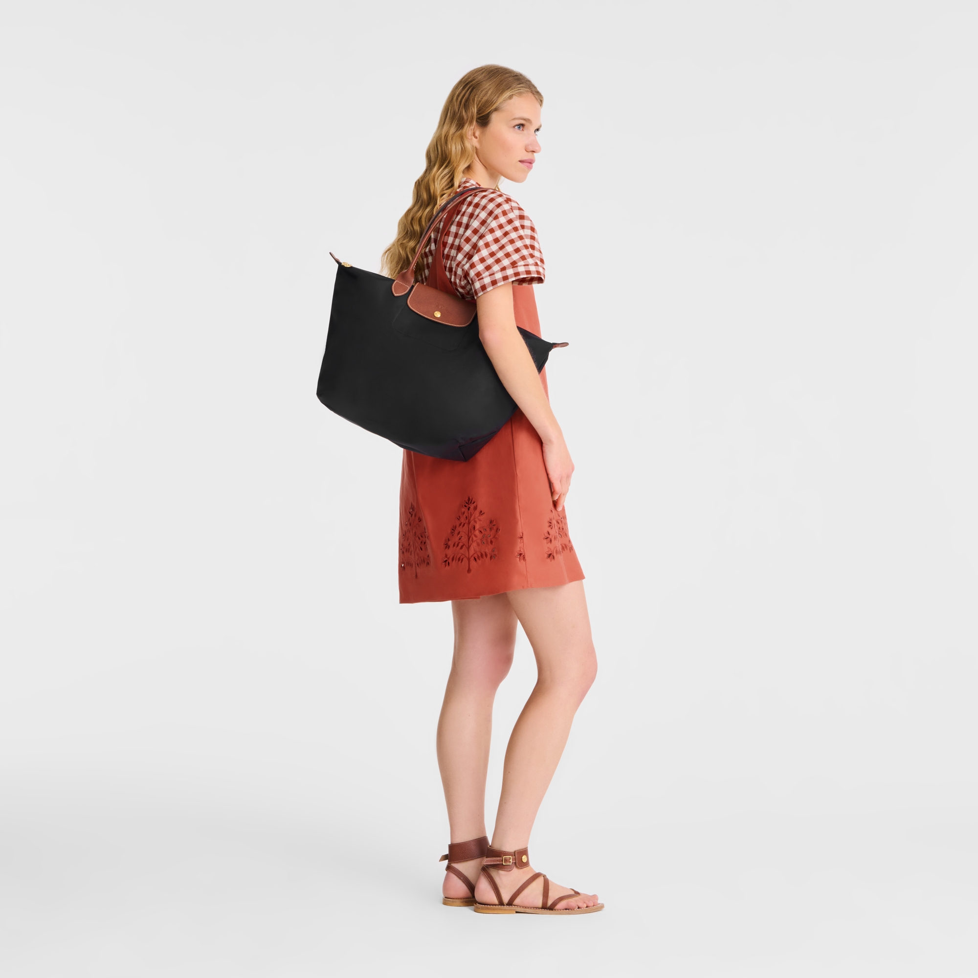 Le Pliage Original Sac cabas L, Noir
