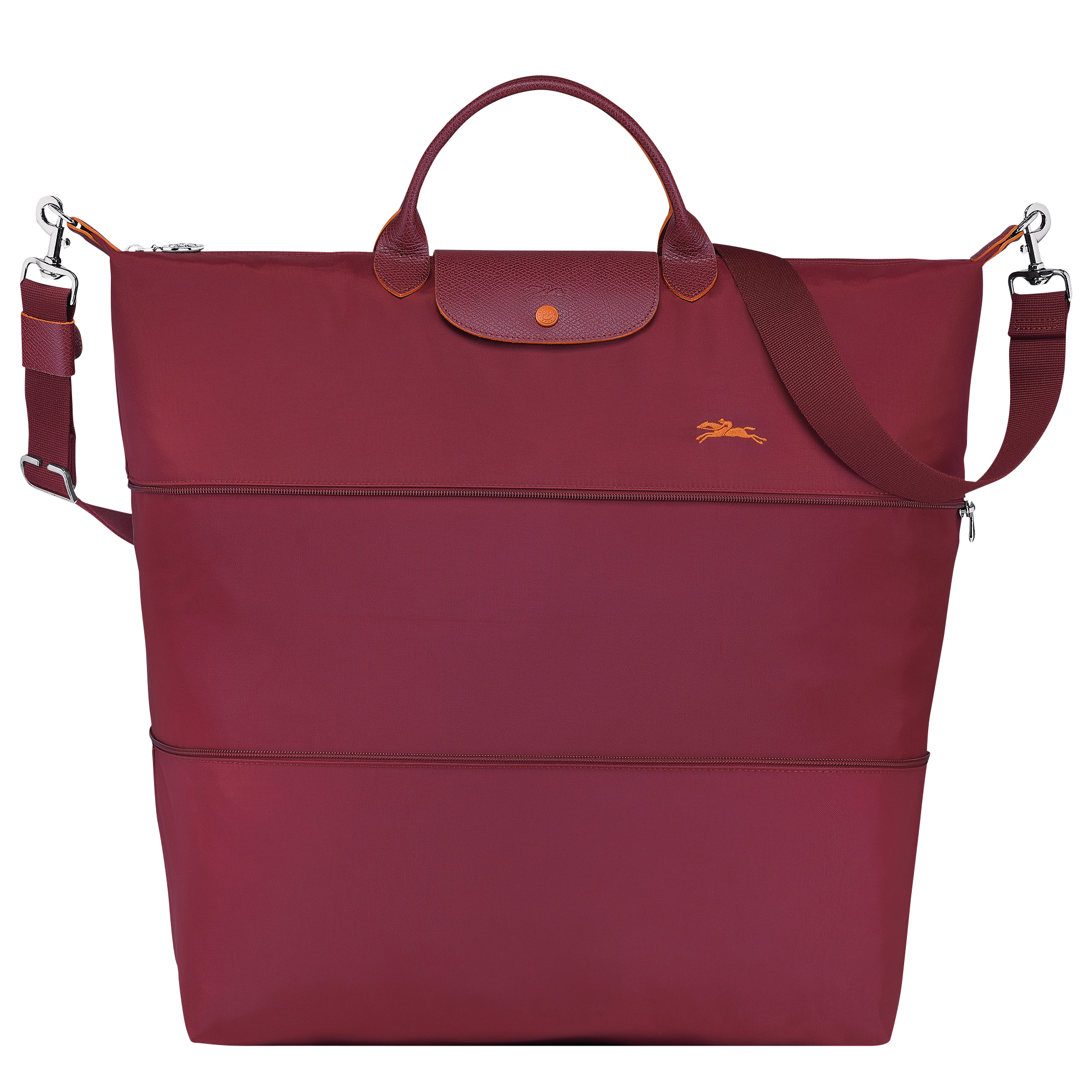 Travel bag Le Pliage Club Garnet Red 
