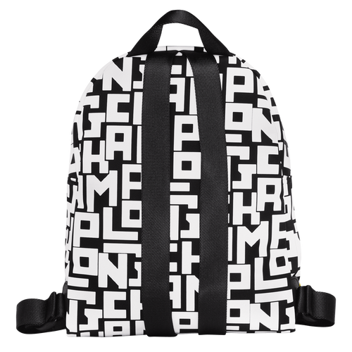 Le Pliage LGP S Backpack , Black/White - Canvas - View 3 of 3