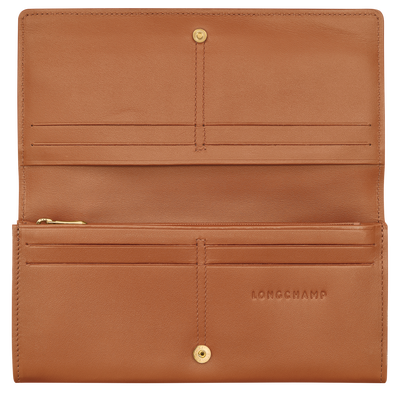 Le Roseau Portefeuille long à rabat, Cajou