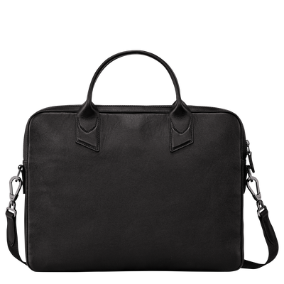 Longchamp sur Seine Briefcase S, Black