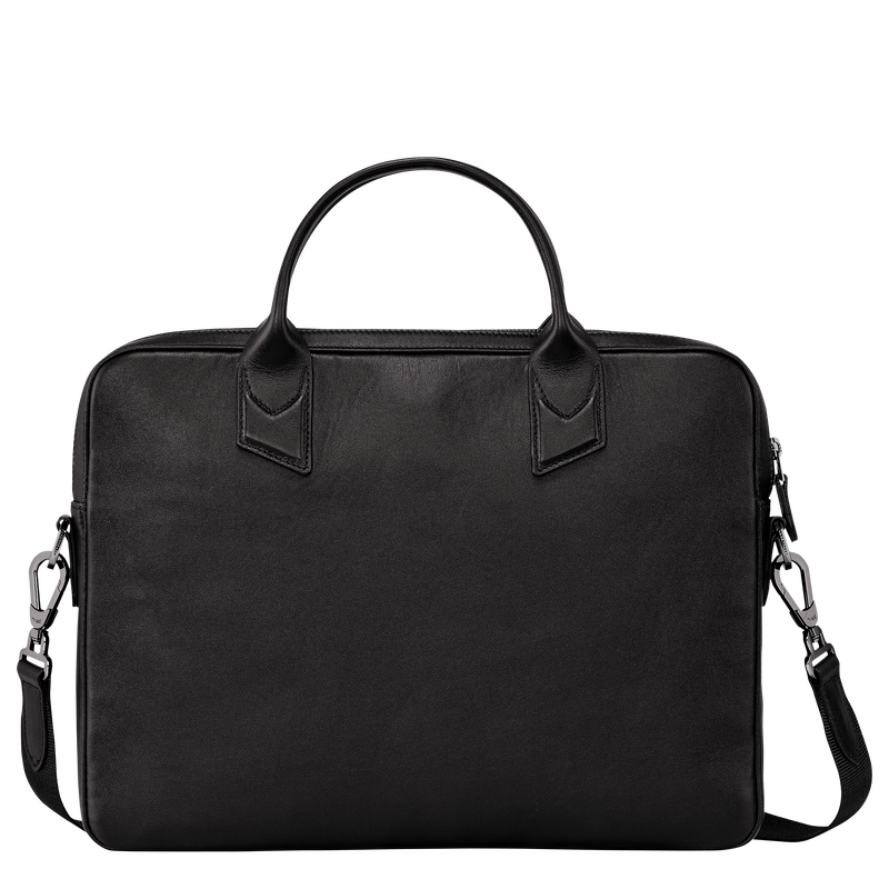 Longchamp sur Seine S Briefcase , Black - Leather  - View 4 of 5