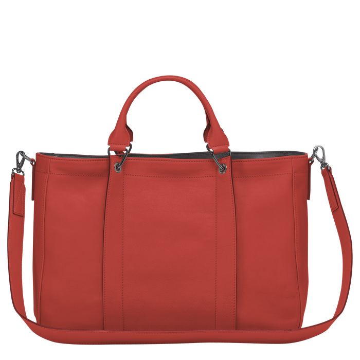 Longchamp 3D Top handle bag M, Terracotta
