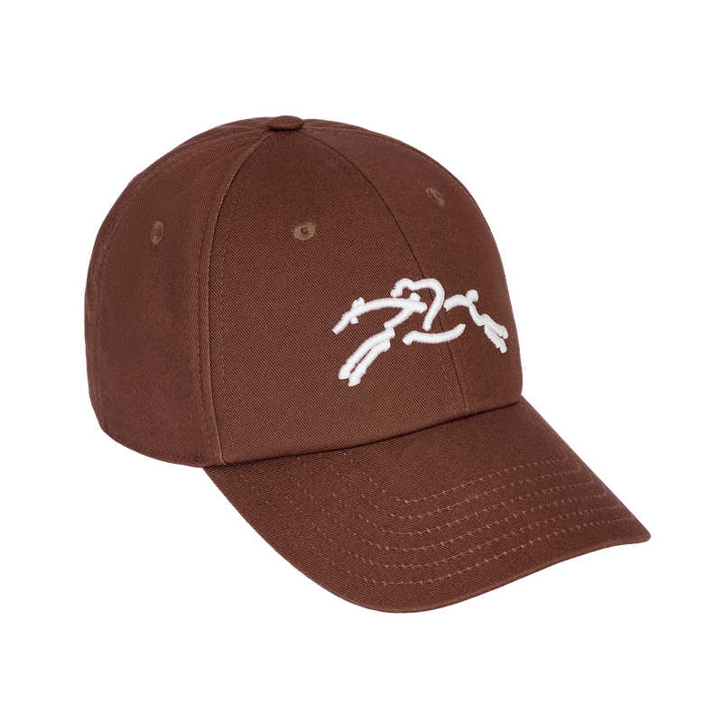 Hat , Mocha - Cotton  - View 3 of  4
