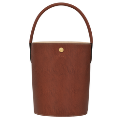 &Eacute;pure S Bucket bag , Brown - Leather