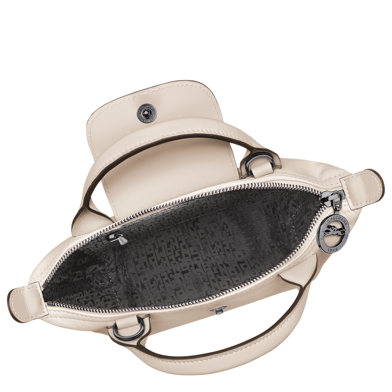 Borsa con manico XS Le Pliage Xtra , Pelle - Carta  - View 5 of  6