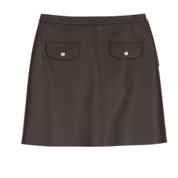 Skirt , Ebony - Leather