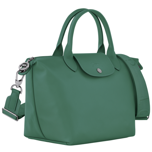 Le Pliage Xtra S Handbag , Sage - Leather - View 3 of 5