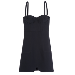 Dress , Black - Crepe