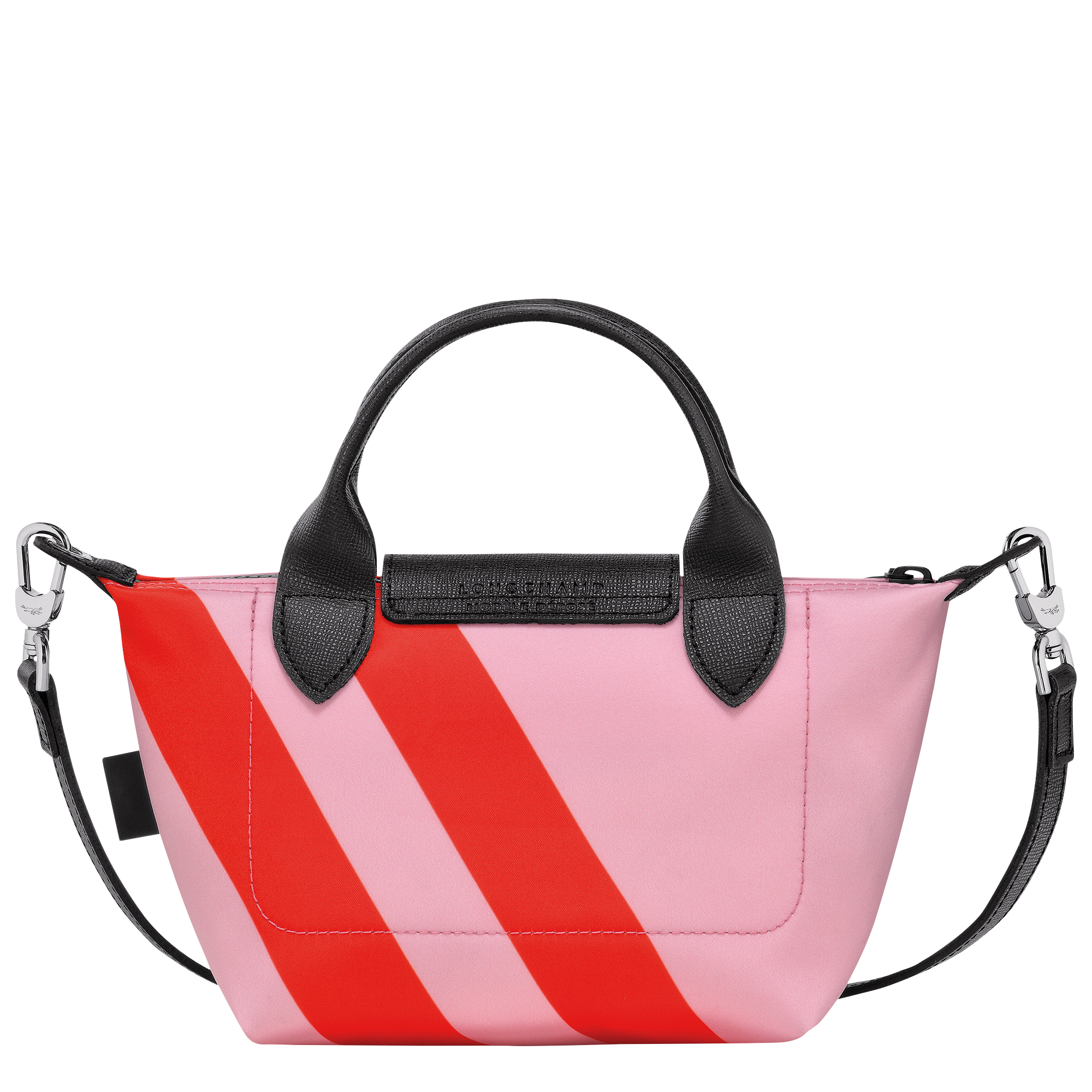 Longchamp Le Pliage Cuir Xs Top Handle Bag in Red