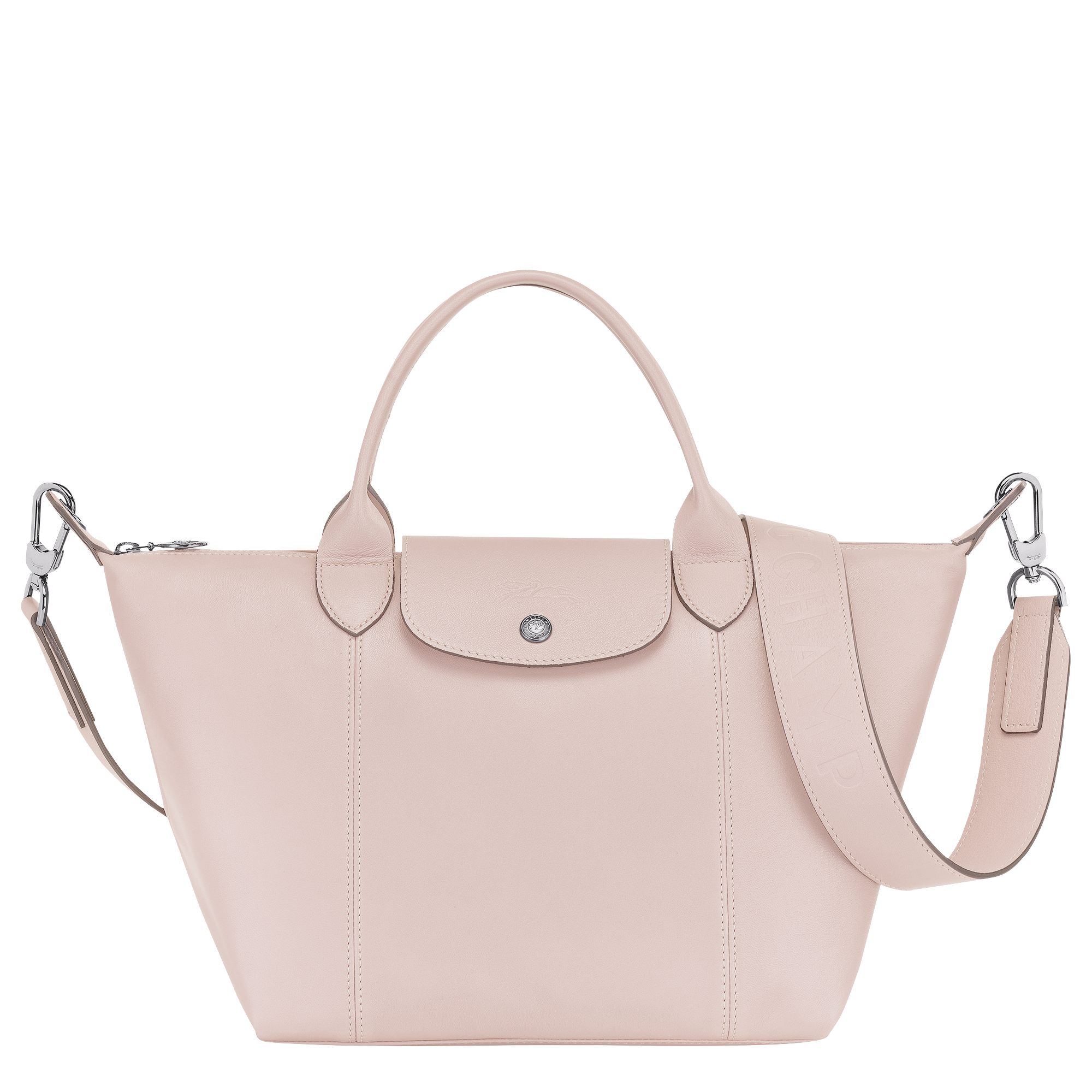 Top handle bag S Le Pliage Cuir Pale 