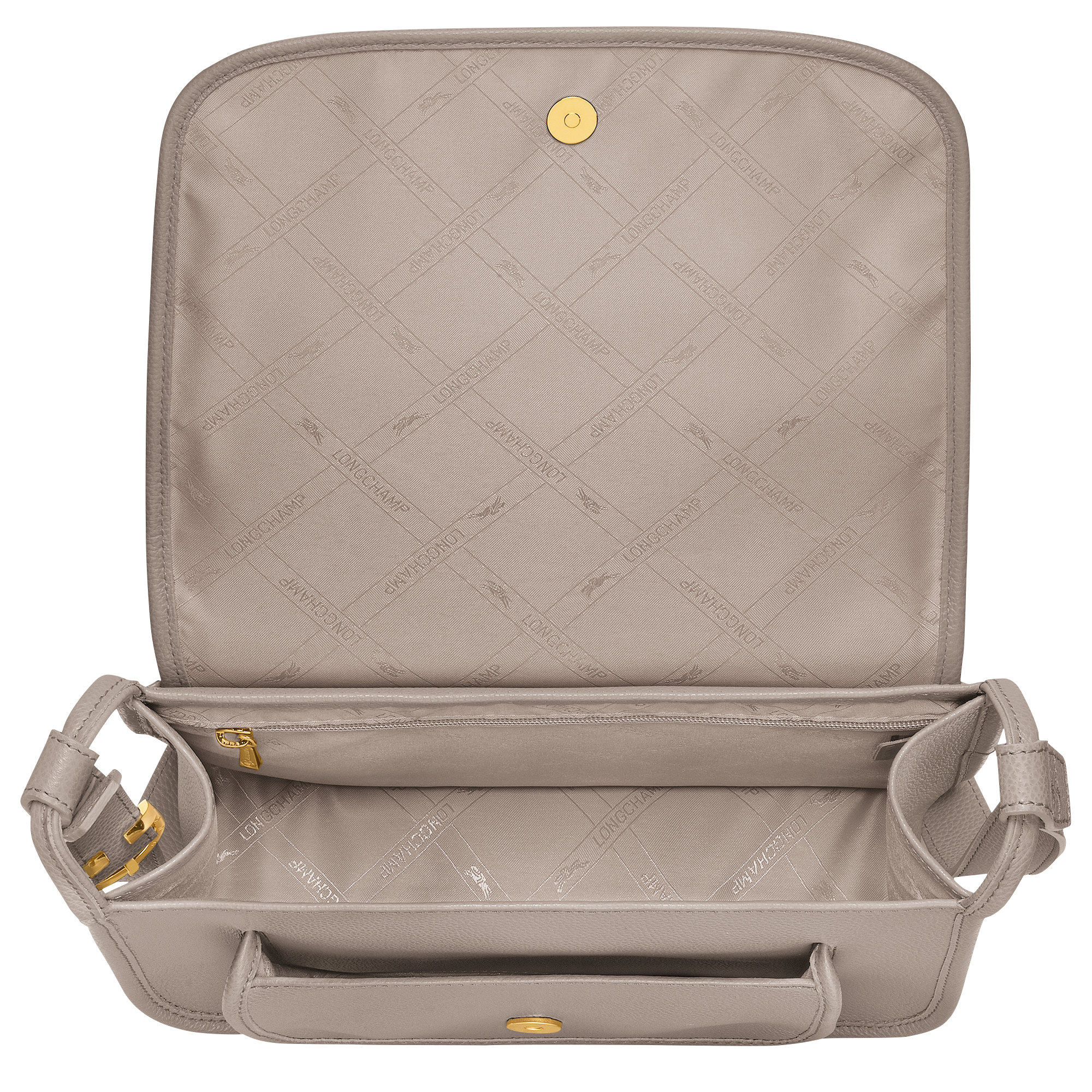 Le Foulonné M Crossbody bag Turtledove - Leather (10154021P55