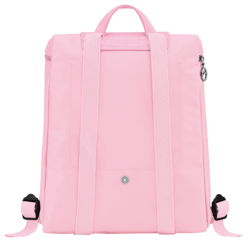Le Pliage Green M Backpack , Pink - Recycled canvas  - View 3 of 5