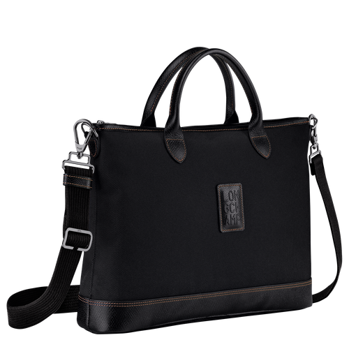 Boxford S Briefcase , Black - Canvas - View 2 of 5