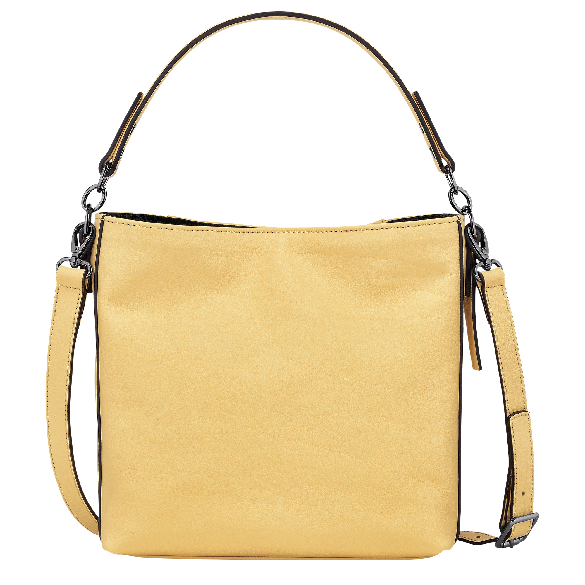 Longchamp 3D 斜背袋 S, 小麥白