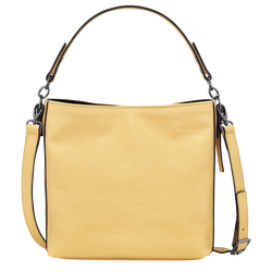 Longchamp 3D 斜背袋 S, 小麥白
