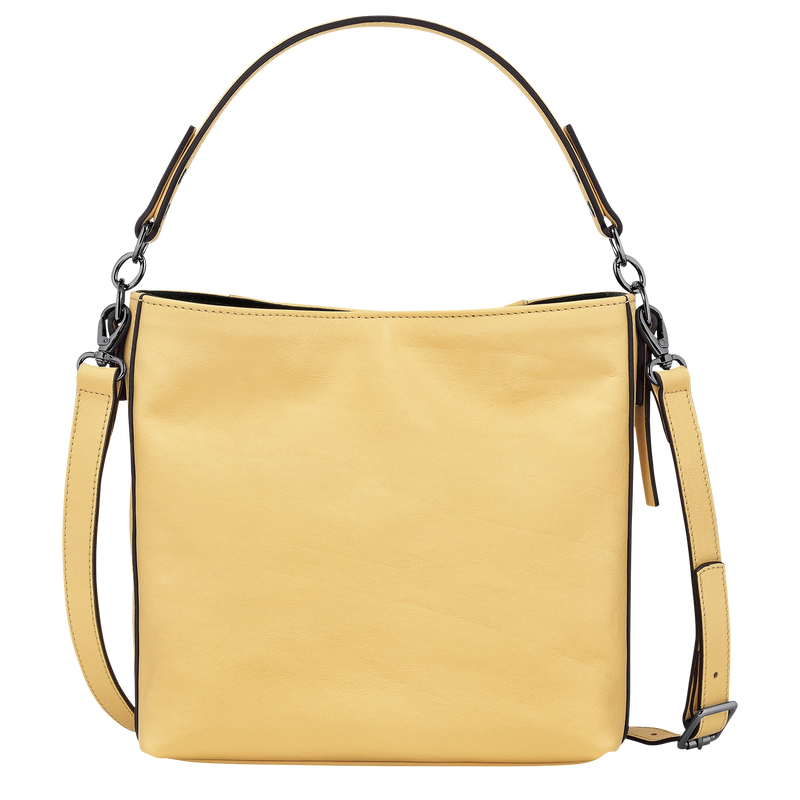 Longchamp 3D 斜背袋 S , 小麥白 - 皮革  - 查看 4 5
