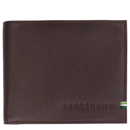 Longchamp sur Seine Wallet , Mocha - Leather - View 1 of  3