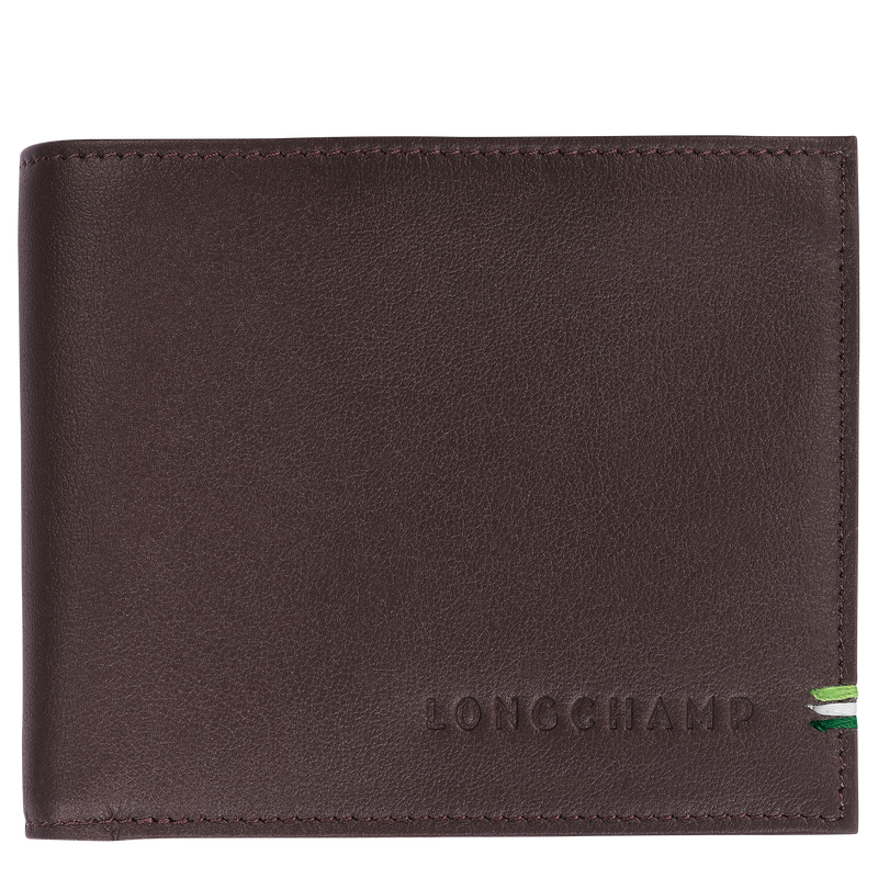 Longchamp sur Seine Wallet , Mocha - Leather  - View 1 of  3