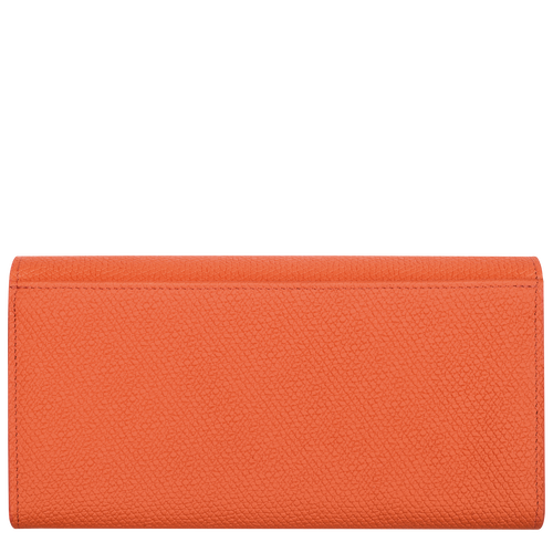 Le Roseau Continental wallet , Orange - Leather - View 2 of  4