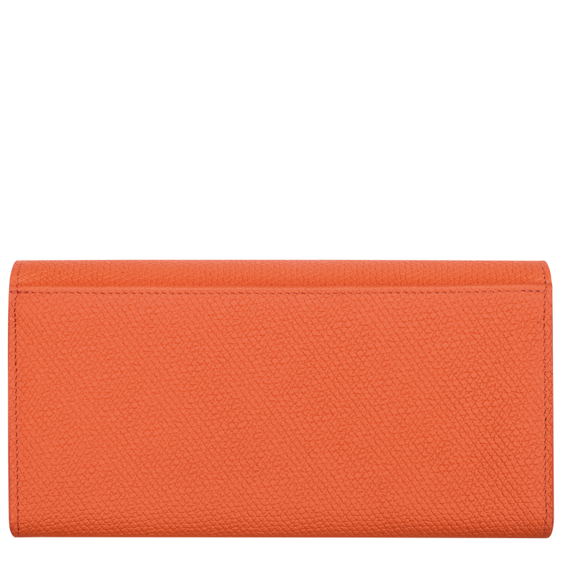 Le Roseau Continental wallet , Orange - Leather  - View 2 of  4