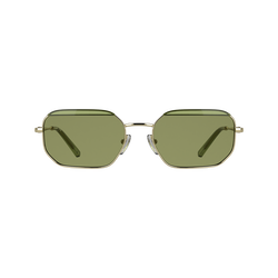 Sunglasses , Golden/Green - Metal