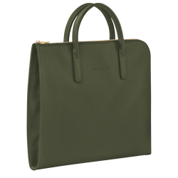 Aktentasche S Le Foulonné , Leder - Khaki