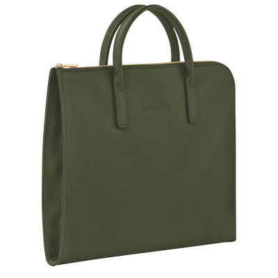 Le Foulonné Briefcase S, Khaki