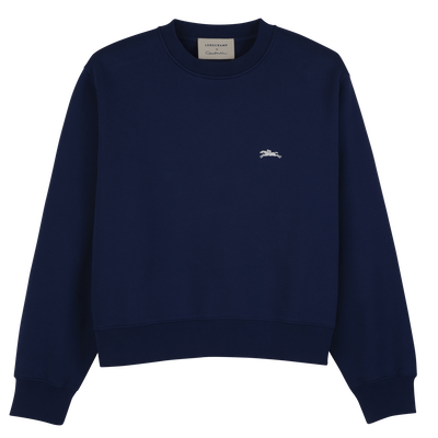Sweatshirt , Cobalt - Printed jersey