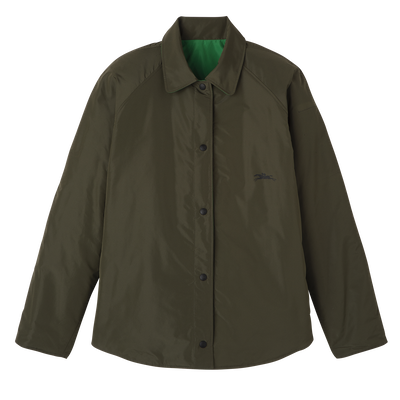 null Wattierter Blouson, Khaki/Grün