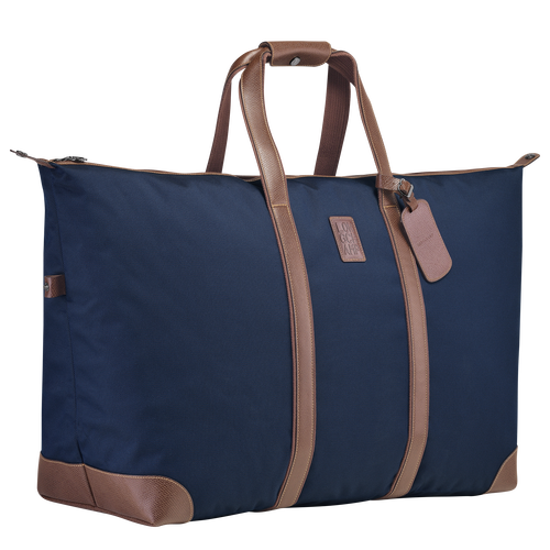 Reisetasche L Boxford , Recyceltes Canvas - Blau - Ansicht 3 von 4