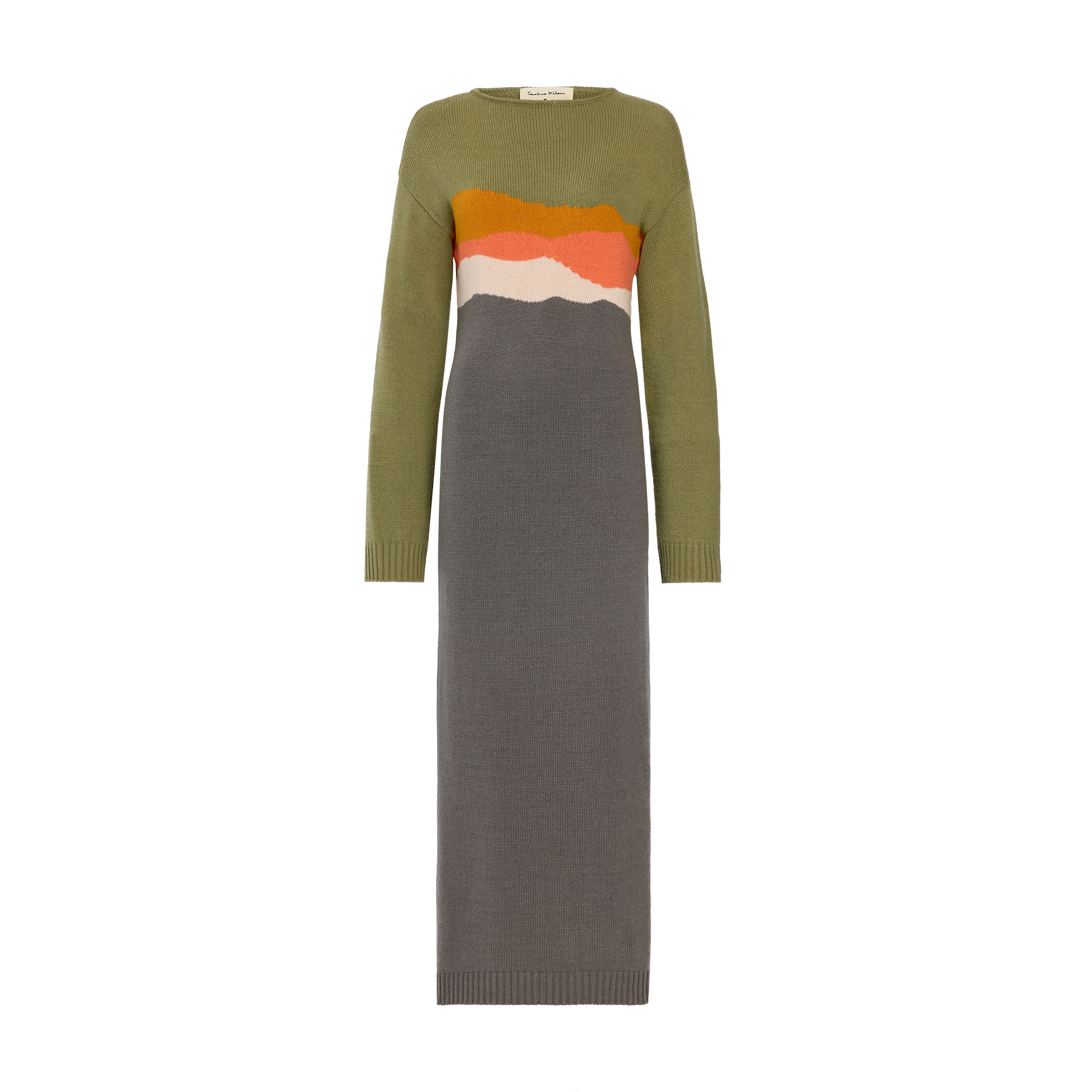null Dress Caroline H&eacute;lain x Longchamp, Mineral