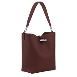 Le Roseau M Hobo bag , Burgundy - Leather
