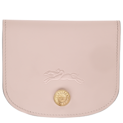 &Eacute;pure Card holder , Petal Pink - Leather