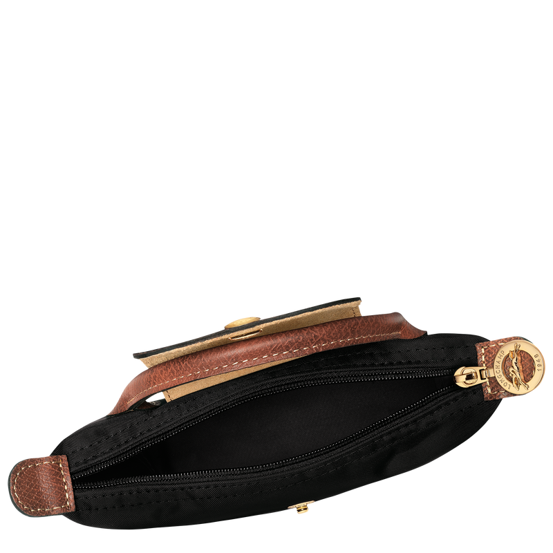 Le Pliage Original Pouch with handle , Black - Recycled canvas  - View 5 of 6