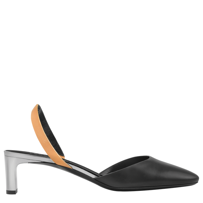 Fall-Winter 2022 Collection Slingback pumps, Black