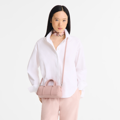 Handtasche S Daylong , Leder - Rosa Tee