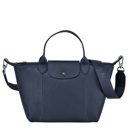 トップハンドルバッグ S ル プリアージュ キュイール ネイビー L ロンシャン Jp