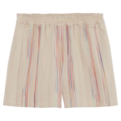Shorts , Rainbow - Jacquard striped cotton