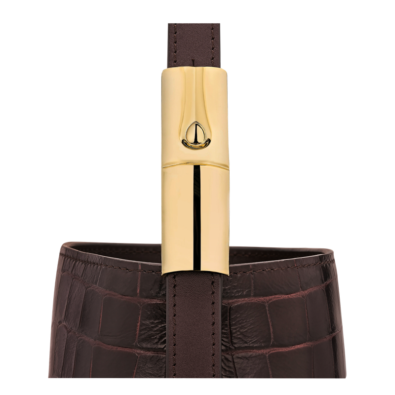 Sac seau XS Le Smart , Cuir - Moka  - Vue 5 de 5