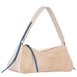 Re-Play S Shoulder bag , Chalk - Leather
