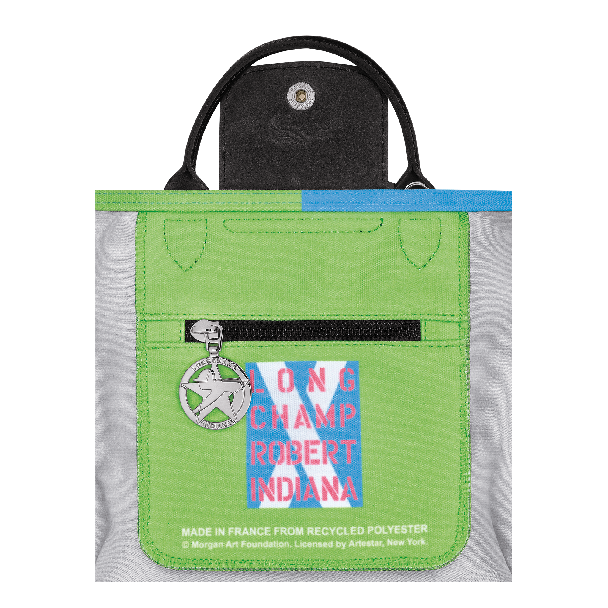 Longchamp x Robert Indiana Crossbody bag XS, Pink