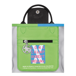 Longchamp x Robert Indiana Crossbody bag XS, Pink